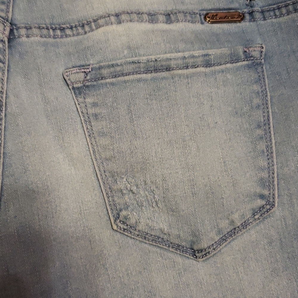 KanCan Distressed Skinny Light Wash Jeans sz 30 - Picture 7 of 8